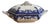 Antique 19th Century Ironstone Tureen with Rouen Pattern from Longchamp For Sale