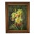 Stunning Iris Art in a Classic Wooden Frame For Sale