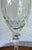 Glass 1990s Rogaska Queen Crystal Water Goblet Cut Floral Stemware Slovenia For Sale - Image 7 of 9