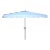 Zimmerman 6.5x10 Rectangle Umbrella - Baby Blue/White For Sale