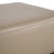 Modern Beige Leather and Wood Ottoman from Musterring For Sale - Image 3 of 9