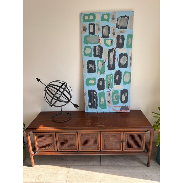 Abstract Large Abstract Painting on Board - Signed For Sale - Image 3 of 10