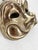 Brass Mask Sculpture, France, 1960 For Sale - Image 6 of 9