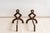 Metal Early 20th Century Geometric Modernist Iron Andirons - a Pair For Sale - Image 7 of 7