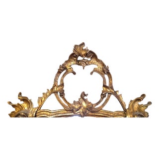 Lombardy Baroque Style Gilded Mecca Mirror, 18th Century For Sale