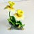 Mid-Century Italian Capodimonte Style Porcelain Yellow Daffodil Decorative Object For Sale - Image 6 of 11