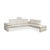 Modern Leather Corner Sofa in Cream Beige with Manual Function by Willi Schillig For Sale - Image 3 of 18