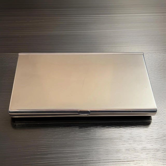 1990s Tiffany & Co Estate Business Card Holder Sterling Silver For Sale In New York - Image 6 of 11