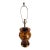 Vintage Tortoiseshell Art Glass Table Lamp For Sale
