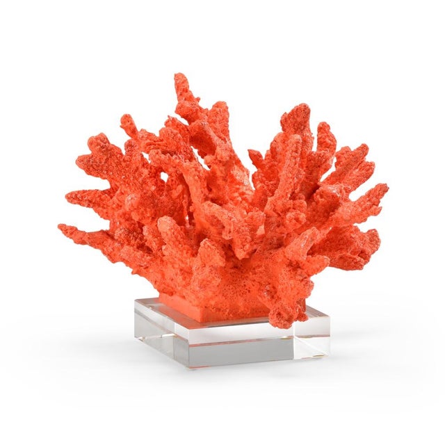 Contemporary Wildwood Red Fiberglass Faux Coral For Sale - Image 3 of 3