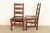 Stickley Brothers Antique Mission Oak Arts & Crafts Ladder Back Dining Chairs, Newly Refinished For Sale - Image 9 of 11
