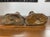 1930s Antique Art Nouveau Dante & Beatrice Figural Bronze Bookends – Heavy Painted Bust Pair For Sale - Image 5 of 6