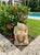 Vintage Cast Stone Crouching Gargoyle Garden Statue For Sale - Image 11 of 12