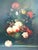 Wood 1930s Orlando Still Life Flowers Signed Oil on Canvas Ornate Gilt Frame For Sale - Image 7 of 10