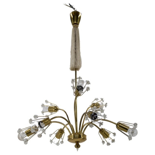 9-Light Chandelier by Emil Stejnar for Rupert Nikoll, Austria, 1950s For Sale - Image 13 of 13