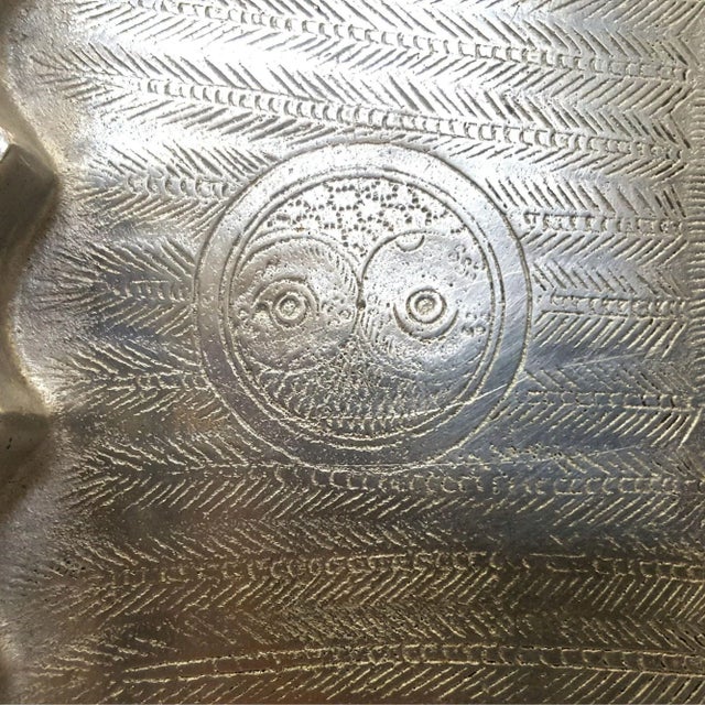 1970s Vintage Arthur Court Aluminum Fish Serving Platter Circa 1975 For Sale - Image 5 of 6