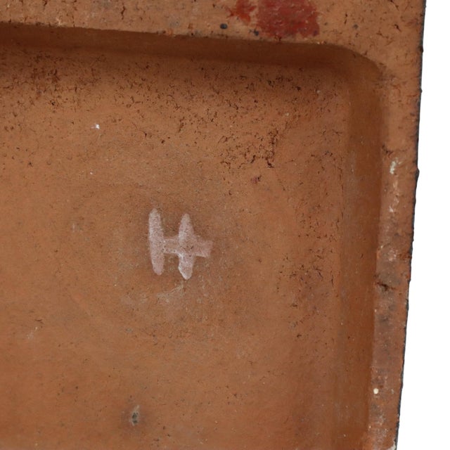 Terracotta Wall Sculpture in the style of Ruscha, West Germany, 1960s For Sale - Image 14 of 15