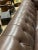 Animal Skin Contemporary Olivia & Quinn Modern Button and Tufted “Spellbound Leather” Sofa For Sale - Image 7 of 12