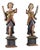 Cornucopia Sculptures, 17th Century, Gilded Pinus Cembra, Set of 2 For Sale