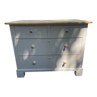 Antique Chest of Drawers in Fir, 1890s For Sale