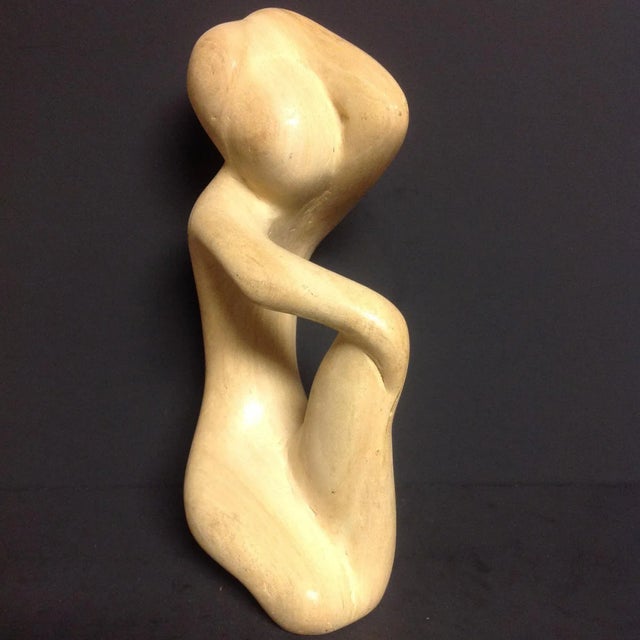 Henry Moore Mid Century Modernist Abstract Carved Sculpture After Henry Moore For Sale - Image 4 of 8
