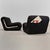 Boomerang Armchairs in Black Stretch Fabric by Rodolfo Bonetto for Flexform, 1970s, Set of 2 For Sale - Image 4 of 18