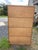 1980s Vintage 4 Tier Barrister Golden Oak & Glass Front Cabinet Bookcase For Sale - Image 5 of 5