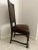 Vintage South Cone Trading Company Tall Back Leather and Wood Chair Spanish Colonial Western Style Mint Condition. For Sale In Denver - Image 6 of 14