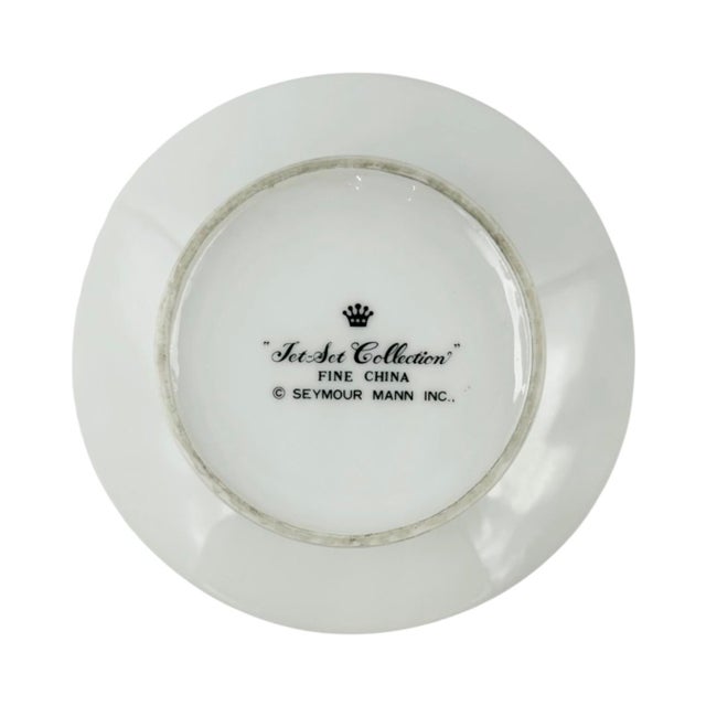 Mid-Century Modern Vintage the Pierre Hotel New York Nyc Porcelain Ashtray For Sale - Image 3 of 10