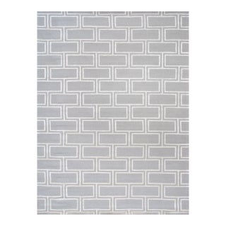 Pasargad Home Edgy Silver Area Rug, 7' 9'' X 9' 9'' For Sale