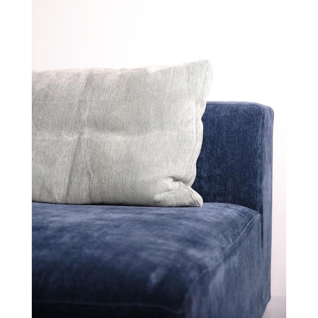 Modular Sofa in Blue Fabric with Cushions from Eilersen, Set of 4 For Sale - Image 6 of 10