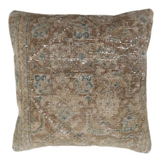 Vintage Turkish Rug Pillow For Sale