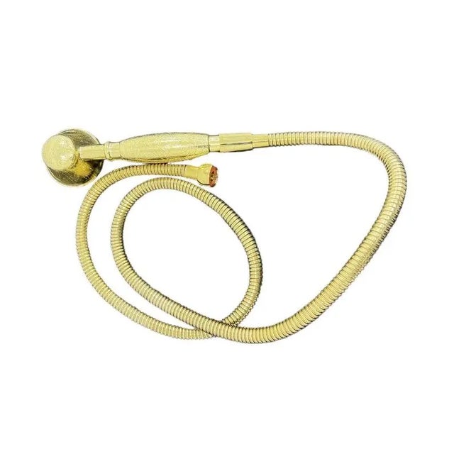 Moroccan Brass Shower Hose Handmade in Morocco For Sale - Image 3 of 3