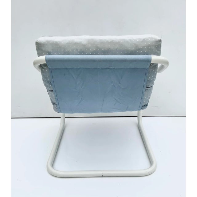 1970s Vintage Tubular Armchair from Mio, Sweden, 1970s For Sale - Image 5 of 8