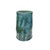 Asian Vintage Distressed Marks Turquoise Green Lotus Fishes Ceramic Holder For Sale - Image 3 of 14