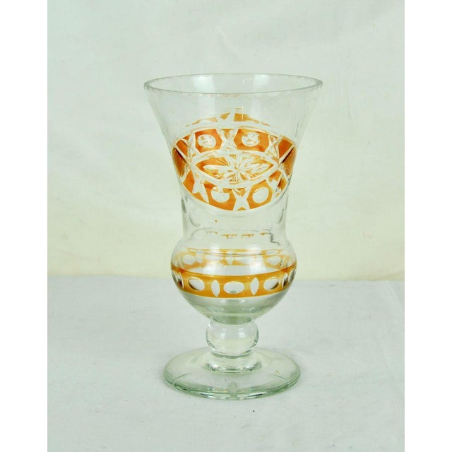 Cut Crystal Vase, 1960s For Sale - Image 10 of 10