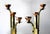 Art Deco 3-Armed Candlesticks in Brass, 1920s, Set of 2 For Sale - Image 9 of 14