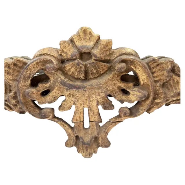 Wood Chippendale Chinoiserie Style Carved Giltwood Bird Mirror, Italy For Sale - Image 7 of 10