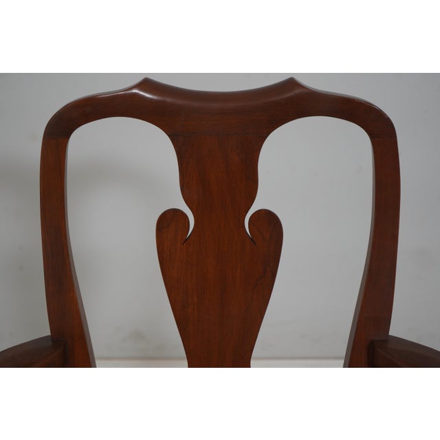 1970s Set of 8 Henkel Harris Cherry Dining Room Chairs For Sale - Image 5 of 12