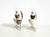 1950s Mid-Century Modern Italian Hand-Painted Ceramic Table Lamps, 1950s, Set of 2 For Sale - Image 5 of 18