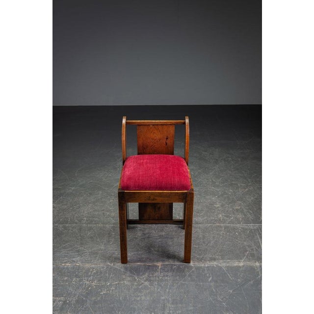 Amsterdam School Accent Chair, 1930s For Sale - Image 3 of 14