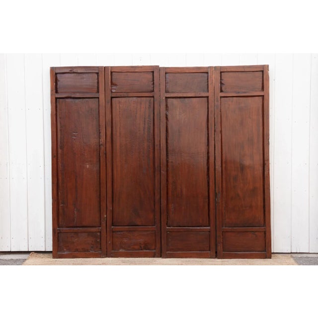 Set of 4 Mid-Century Finely Carved Door Panels For Sale - Image 10 of 10
