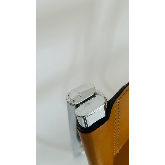 Tamara Folding Chairs in Tan Leather from Arrben, Italy, 1970, Set of 2 For Sale - Image 6 of 16