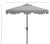 Contemporary Zimmerman 7.5 Square Umbrella - Gray/White For Sale - Image 3 of 4