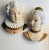 1940 Painted Chalk Ware Women Heads Bas Relief - a Pair For Sale - Image 9 of 9