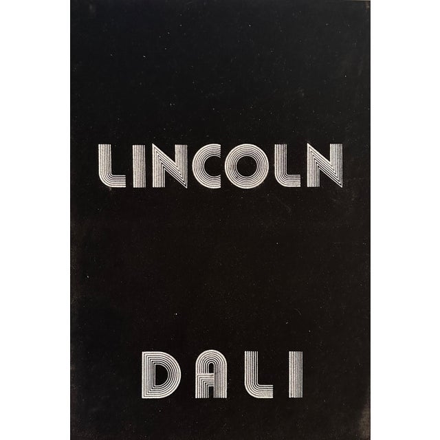 Mid 20th Century Mid 20th Century Salvador Dali Lincoln in Dalivision Platinum Bas Relief For Sale - Image 5 of 6