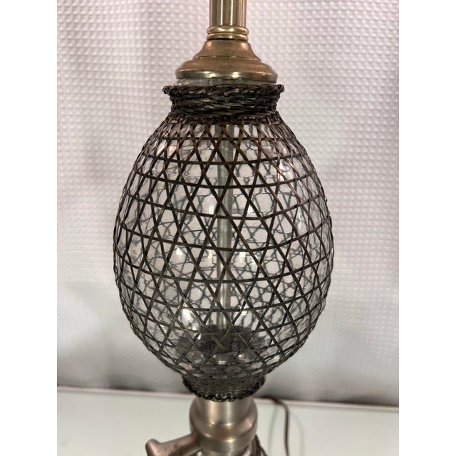 Vintage Frederick Cooper Seltzer Bottle Table Lamp For Sale - Image 9 of 11