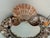 Mid Century Palm Beach Regency Oval Shell Encrusted Wall Mirror in the Style of Tony Duquette For Sale In Houston - Image 6 of 12