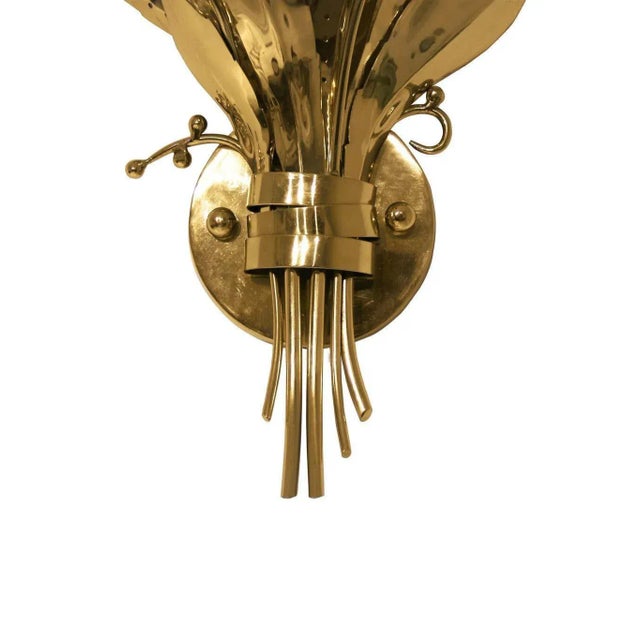 Not Yet Made - Made To Order Contemporary Brass Sconce For Sale - Image 5 of 6