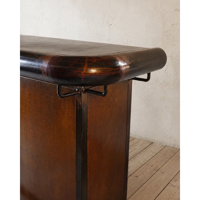 A truly unique piece, this brutalist bar was entirely handcrafted and is one of a kind in the world. Made entirely of...